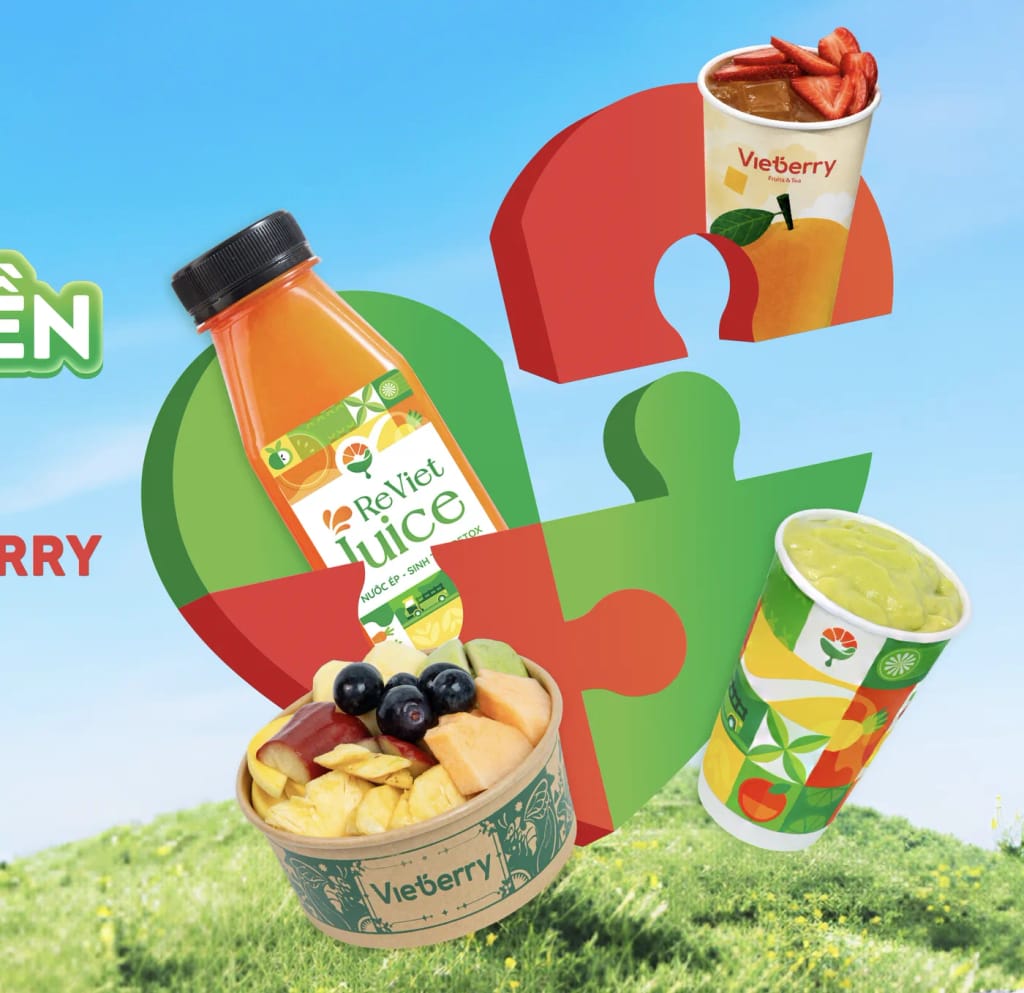 Nhượng quyền song hành ReViet Juice và Vietberry